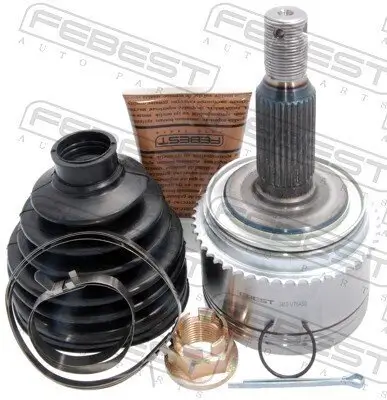 Gelenksatz, Antriebswelle radseitig Vorderachse FEBEST 0410-V75A50