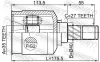 Gelenksatz, Antriebswelle Vorderachse links getriebeseitig FEBEST 0411-CW5LH Bild Gelenksatz, Antriebswelle Vorderachse links getriebeseitig FEBEST 0411-CW5LH