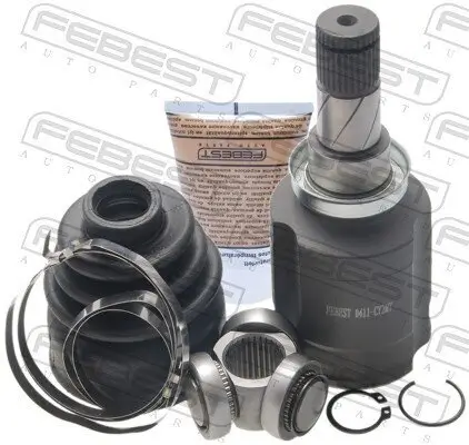 Gelenksatz, Antriebswelle Vorderachse getriebeseitig FEBEST 0411-CY2MT Bild Gelenksatz, Antriebswelle Vorderachse getriebeseitig FEBEST 0411-CY2MT
