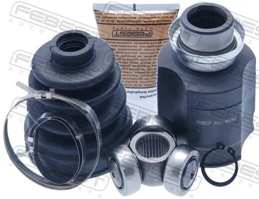 Gelenksatz, Antriebswelle getriebeseitig Vorderachse rechts FEBEST 0411-N94RH