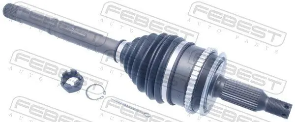 Gelenksatz, Antriebswelle Vorderachse links radseitig FEBEST 0414-KB4A47L