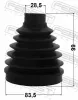 Faltenbalg, Antriebswelle getriebeseitig FEBEST 0415P-V97 Bild Faltenbalg, Antriebswelle getriebeseitig FEBEST 0415P-V97