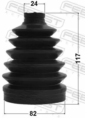 Faltenbalgsatz, Antriebswelle radseitig FEBEST 0417P-N94 Bild Faltenbalgsatz, Antriebswelle radseitig FEBEST 0417P-N94
