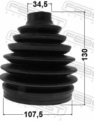 Faltenbalg, Antriebswelle radseitig FEBEST 0417P-V97WR Bild Faltenbalg, Antriebswelle radseitig FEBEST 0417P-V97WR