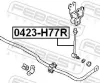 Stange/Strebe, Stabilisator Hinterachse FEBEST 0423-H77R Bild Stange/Strebe, Stabilisator Hinterachse FEBEST 0423-H77R