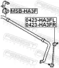 Stange/Strebe, Stabilisator Vorderachse rechts FEBEST 0423-HA3FR Bild Stange/Strebe, Stabilisator Vorderachse rechts FEBEST 0423-HA3FR