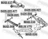 Sturzkorrekturschraubensatz FEBEST 0429-006-KIT Bild Sturzkorrekturschraubensatz FEBEST 0429-006-KIT