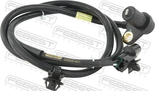 Sensor, Raddrehzahl Vorderachse links FEBEST 04606-001