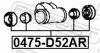 Reparatursatz, Radbremszylinder Hinterachse FEBEST 0475-D52AR Bild Reparatursatz, Radbremszylinder Hinterachse FEBEST 0475-D52AR