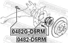 Radnabe Hinterachse FEBEST 0482-D5RM Bild Radnabe Hinterachse FEBEST 0482-D5RM