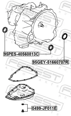 Verschlussschraube, Ölwanne FEBEST 0499-JF011E Bild Verschlussschraube, Ölwanne FEBEST 0499-JF011E