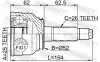 Gelenksatz, Antriebswelle radseitig Vorderachse FEBEST 0510-003 Bild Gelenksatz, Antriebswelle radseitig Vorderachse FEBEST 0510-003