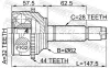 Gelenksatz, Antriebswelle FEBEST 0510-044A44 Bild Gelenksatz, Antriebswelle FEBEST 0510-044A44