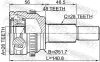 Gelenksatz, Antriebswelle Hinterachse radseitig FEBEST 0510-CX5A48R Bild Gelenksatz, Antriebswelle Hinterachse radseitig FEBEST 0510-CX5A48R