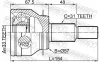Gelenksatz, Antriebswelle Vorderachse radseitig FEBEST 0510-KEMT Bild Gelenksatz, Antriebswelle Vorderachse radseitig FEBEST 0510-KEMT