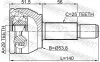 Gelenksatz, Antriebswelle radseitig Vorderachse FEBEST 0510-M2 Bild Gelenksatz, Antriebswelle radseitig Vorderachse FEBEST 0510-M2