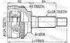 Gelenksatz, Antriebswelle radseitig Vorderachse FEBEST 0510-TRIBA44 Bild Gelenksatz, Antriebswelle radseitig Vorderachse FEBEST 0510-TRIBA44