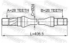 Antriebswelle FEBEST 0512-626GD Bild Antriebswelle FEBEST 0512-626GD