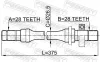 Antriebswelle Vorderachse rechts FEBEST 0512-626GE Bild Antriebswelle Vorderachse rechts FEBEST 0512-626GE