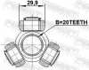 Tripodestern, Antriebswelle FEBEST 0516-DY3WAT Bild Tripodestern, Antriebswelle FEBEST 0516-DY3WAT