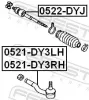 Axialgelenk, Spurstange Vorderachse FEBEST 0522-DYJ Bild Axialgelenk, Spurstange Vorderachse FEBEST 0522-DYJ