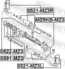 Axialgelenk, Spurstange Vorderachse FEBEST 0522-MZ3 Bild Axialgelenk, Spurstange Vorderachse FEBEST 0522-MZ3