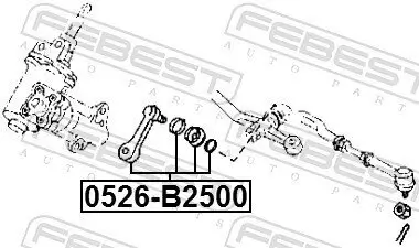 Lenkstockhebel FEBEST 0526-B2500 Bild Lenkstockhebel FEBEST 0526-B2500