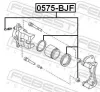 Reparatursatz, Bremssattel FEBEST 0575-BJF Bild Reparatursatz, Bremssattel FEBEST 0575-BJF