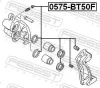 Reparatursatz, Bremssattel FEBEST 0575-BT50F Bild Reparatursatz, Bremssattel FEBEST 0575-BT50F