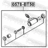 Radbremszylinder Hinterachse FEBEST 0578-BT50 Bild Radbremszylinder Hinterachse FEBEST 0578-BT50