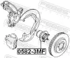 Radnabe Vorderachse FEBEST 0582-3MF Bild Radnabe Vorderachse FEBEST 0582-3MF