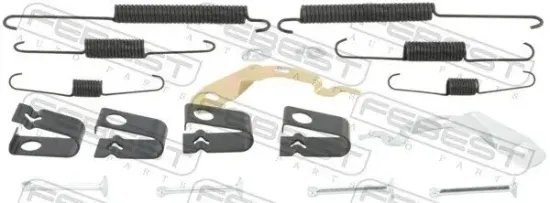 Zubehörsatz, Feststellbremsbacken FEBEST 0704-JB627R-KIT Bild Zubehörsatz, Feststellbremsbacken FEBEST 0704-JB627R-KIT