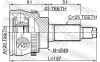 Gelenksatz, Antriebswelle radseitig Vorderachse FEBEST 0710-RM413A43 Bild Gelenksatz, Antriebswelle radseitig Vorderachse FEBEST 0710-RM413A43