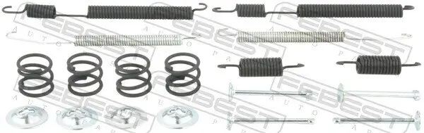Zubehörsatz, Feststellbremsbacken FEBEST 0804-S10XTR-KIT