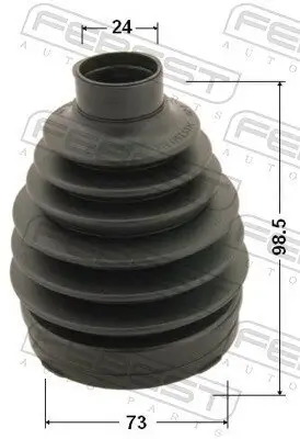 Faltenbalg, Antriebswelle radseitig FEBEST 0817P-B13 Bild Faltenbalg, Antriebswelle radseitig FEBEST 0817P-B13