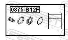 Reparatursatz, Bremssattel Vorderachse FEBEST 0875-B12F Bild Reparatursatz, Bremssattel Vorderachse FEBEST 0875-B12F