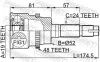 Gelenksatz, Antriebswelle radseitig Vorderachse FEBEST 0910-012A48 Bild Gelenksatz, Antriebswelle radseitig Vorderachse FEBEST 0910-012A48