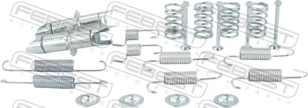 Zubehörsatz, Feststellbremsbacken FEBEST 1004-J200R-KIT