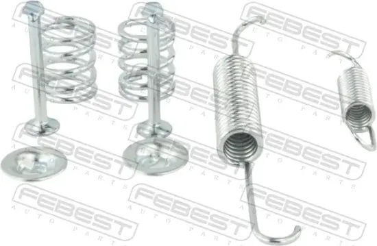 Zubehörsatz, Feststellbremsbacken FEBEST 1004-K2UCR-KIT Bild Zubehörsatz, Feststellbremsbacken FEBEST 1004-K2UCR-KIT