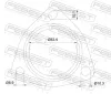 Dichtung, Abgasrohr FEBEST 10492-009 Bild Dichtung, Abgasrohr FEBEST 10492-009
