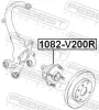 Radnabe Hinterachse FEBEST 1082-V200R Bild Radnabe Hinterachse FEBEST 1082-V200R