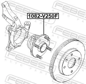 Radnabe Vorderachse FEBEST 1082-V250F Bild Radnabe Vorderachse FEBEST 1082-V250F