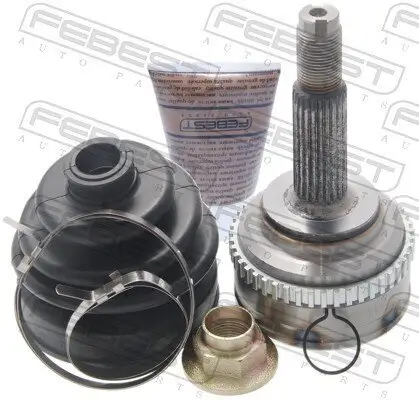 Gelenksatz, Antriebswelle radseitig Vorderachse FEBEST 1110-007A47