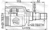 Gelenksatz, Antriebswelle FEBEST 1111-J200 Bild Gelenksatz, Antriebswelle FEBEST 1111-J200