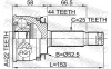 Gelenksatz, Antriebswelle Vorderachse radseitig FEBEST 1210-ACCA44 Bild Gelenksatz, Antriebswelle Vorderachse radseitig FEBEST 1210-ACCA44