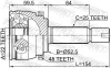 Gelenksatz, Antriebswelle radseitig Vorderachse FEBEST 1210-SOLA48 Bild Gelenksatz, Antriebswelle radseitig Vorderachse FEBEST 1210-SOLA48