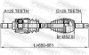 Antriebswelle Vorderachse links FEBEST 1214-SOLLH Bild Antriebswelle Vorderachse links FEBEST 1214-SOLLH