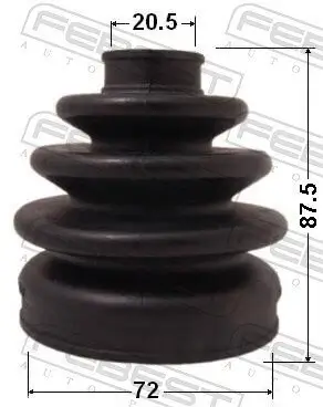 Faltenbalg, Antriebswelle radseitig FEBEST 1217-ACC Bild Faltenbalg, Antriebswelle radseitig FEBEST 1217-ACC