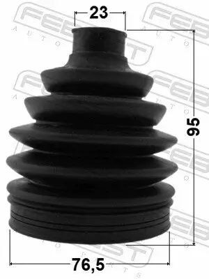 Faltenbalg, Antriebswelle radseitig FEBEST 1217P-CM10R Bild Faltenbalg, Antriebswelle radseitig FEBEST 1217P-CM10R