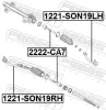 Spurstangenkopf Vorderachse links FEBEST 1221-SON19LH Bild Spurstangenkopf Vorderachse links FEBEST 1221-SON19LH